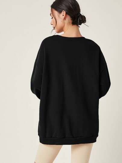 Women Sweatshirt - Black