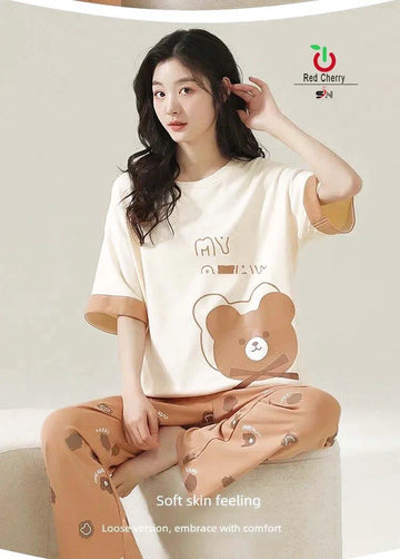 MY BEAR PRINTED - PJ SUIT FOR WOMEN