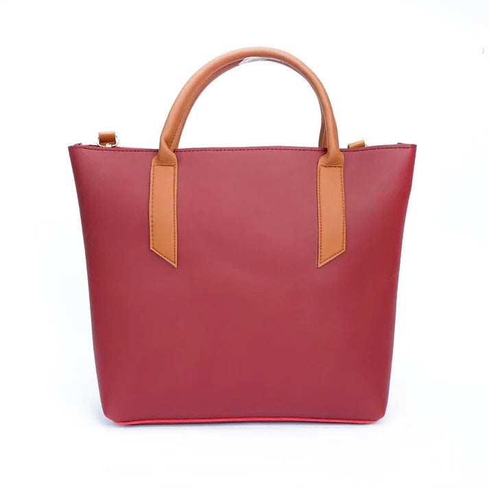 VYBE - Three Button Bag - Maroon