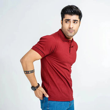 Polo T-Shirt For Men - MAROON