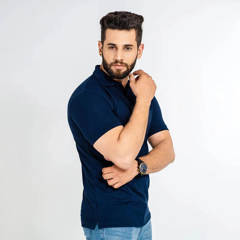 Polo T-Shirt For Men - MAVY BLUE