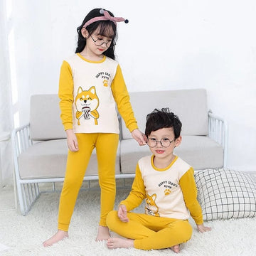 Happy Growth Cat Boys & Girls Kids Wear