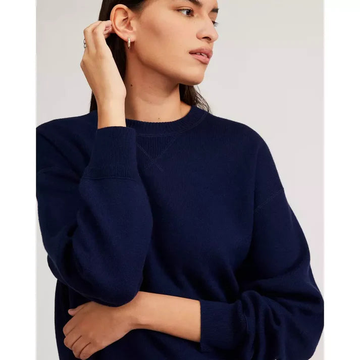 Women Sweatshirt -Navyblue